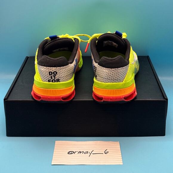 Nike Metcon 7 AMP Volt Bright Spruce Checkered m8 w9.5 - Picture 5 of 13